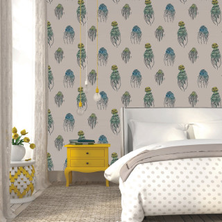Bedroom bed comfort cozy interior 4 - jellyfish free wallpaper