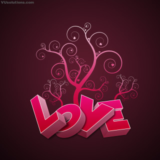 Love tree swirls branches artistic - felipe seade free wallpaper