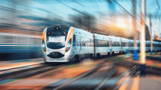 City train sunset futurism motion - the city free wallpaper
