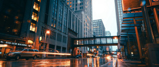 City street night bridge car - a city street free wallpaper