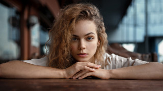 Elina karimova blonde blue eyes 6 - free portrait wallpaper