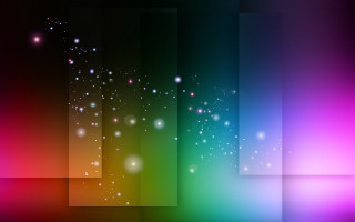 Colorful background stars blurry night - free space wallpaper