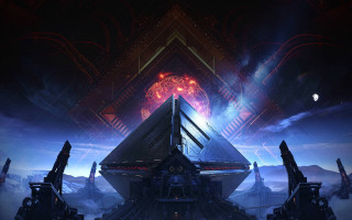 Futuristic city massive structure bright - massive free wallpaper