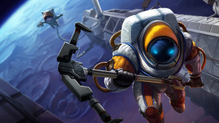 Cartoon space suit weapon planet - bedwyr williams free wallpaper