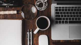 Desk laptop mouse pen coffee - mouse free wallpaper