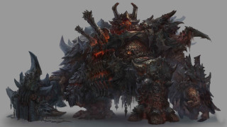 Giant monster horns backlegs gray - horn and horns free wallpaper