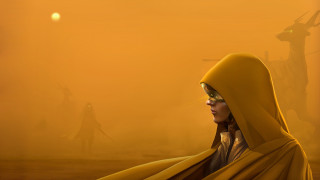 Yellow cape desert sunset sky - a yellow sky free wallpaper