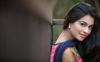 Woman pinkblue sari portrait jewelry - sari free wallpaper