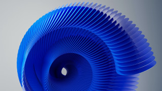 Blue sculpture circular design white - a white background behind free wallpaper