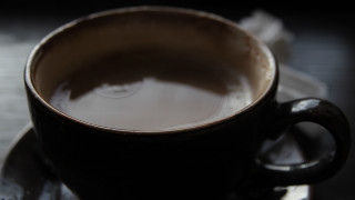 Coffee saucer table napkin spoon - a cup of coffee free wallpaper for desktop