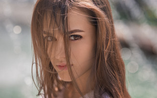 Fan qi portrait blurry water - portrait photography free wallpaper