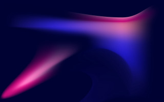 Blue pink curved black stripe - smooth gradient free wallpaper for desktop