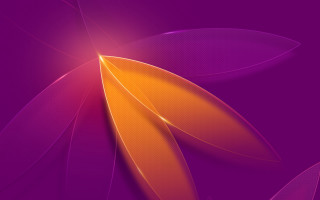 Purple orange abstract leaf light - geometric abstract art free wallpaper