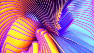 Colorful lines curves android jones - a computer free wallpaper