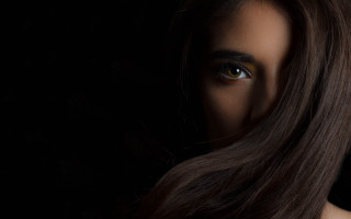 Woman long brown hair black - long brown hair free wallpaper