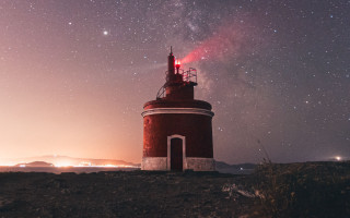Tower telescope night sky stars - a tower free wallpaper
