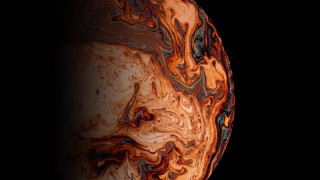 Planet red orange swirl marble - marble free wallpaper