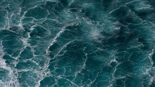 Ocean view generative microscopic waves - the surface of the water free wallpaper