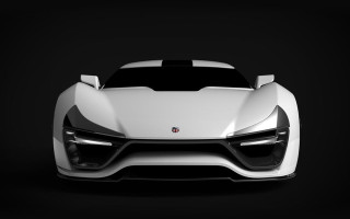 White car dark room black 3 - cui bai free wallpaper