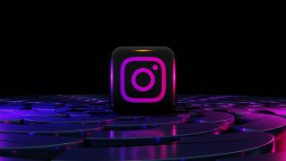 Purple instagram logo pincushion 3d - pincushion len free wallpaper