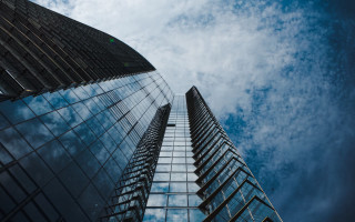 Tall building sky clouds architecture 2 - architecture free wallpaper