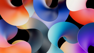 Colorful abstract black white red - bold free wallpaper