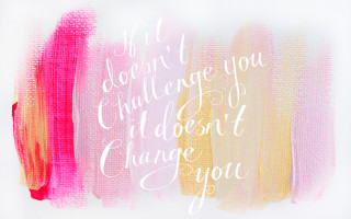 Happy birthday paint stroke chalk - brush stroke free wallpaper