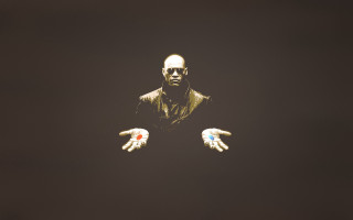 Man hands out dark red - a red ball free wallpaper