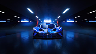 Blue white car dark tunnel - a dark tunnel free wallpaper