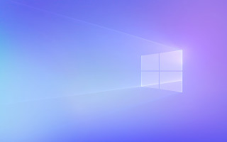 Blue purple window light anamorphic - a window in the middle of it free wallpaper