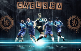 Soccer players group photo chelsea - a group of soccer players free wallpaper