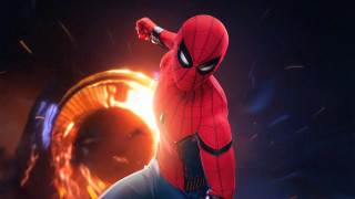 Spiderman yellowlight armup embers explosion - a spider man free wallpaper