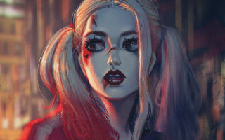 Creepy redhair woman fantasy digitalpainting - a digital painting free wallpaper