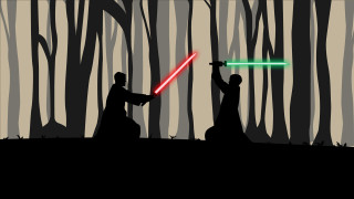 Forest people lightsaber shadow hat - a light saber free wallpaper
