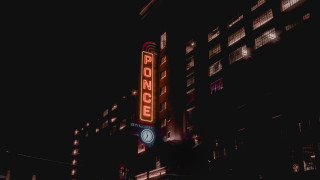 Neon sign harlem renaissance building - dr. atl free wallpaper