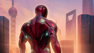 Man suit cityscape helmet pilot - skyscraper free wallpaper
