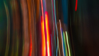 Blurry streetlight abstract painting chromatic - chromatic free wallpaper