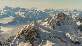 Mountain range view plane window - carl hoppe free wallpaper