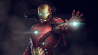 Man suit glowing eyes gun - rossdraw global illumination free wallpaper