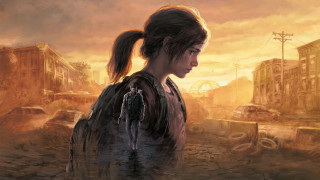 Woman cityscape sunset clocktower architecture - a painting of a woman free wallpaper