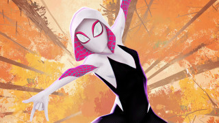 Spiderwoman autumn leaves fire dutchangle - her arm and legs free wallpaper