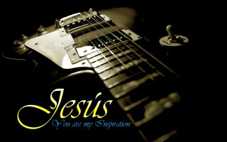 Guitar name jesus image foreground - a guitar free wallpaper