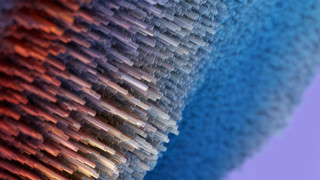 Wall cityscape blurry 3d render - a purple background free wallpaper