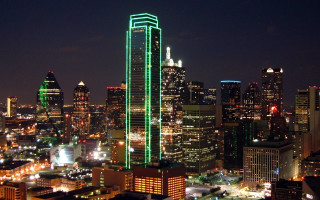 City skyline tall buildings nighttime 12 - the top of the building free wallpaper