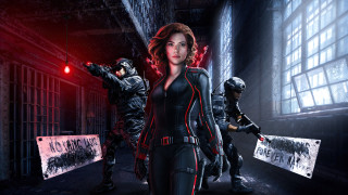 Eve ryder black outfit dark - a gun and a knife free wallpaper