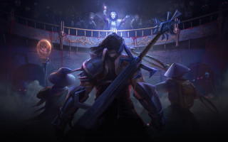 Arena people sword suit armor - art free wallpaper
