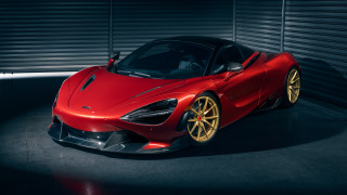 Red sports car garage open 5 - a garage free wallpaper