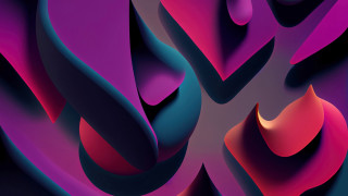 Colorful abstract curves purple shiny 2 - curve free wallpaper