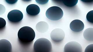 Black white circles geometric abstract - a light reflection free wallpaper