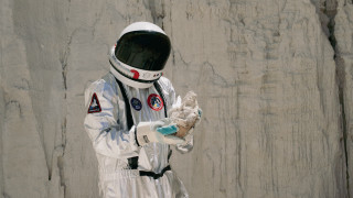 Astronaut glove rockwall spaceart marble - free space wallpaper